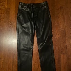 Zara leather pants